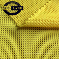 Tissu en maille de chaîne 100% polyester pour vêtements de sport